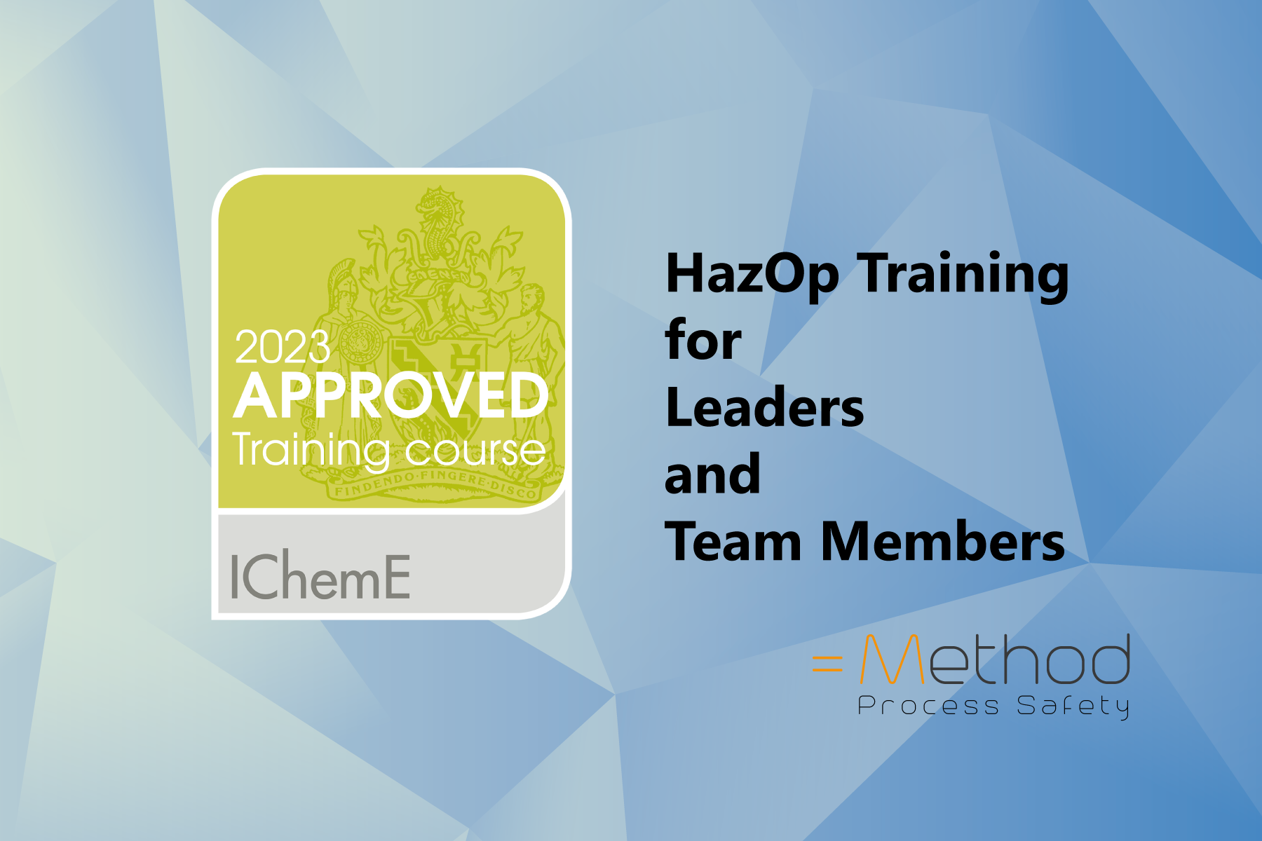 Why do =Method HazOp Training